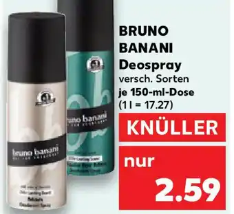 Kaufland BRUNO BANANI Deospray Angebot