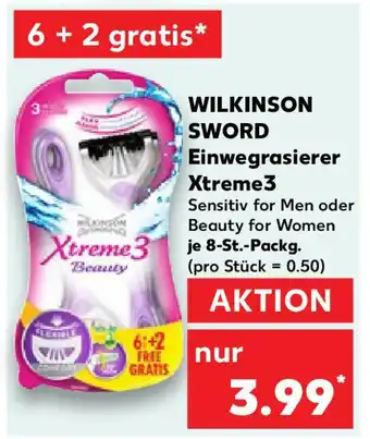 Kaufland WILKINSON SWORD Einwegrasierer Xtreme3 Angebot