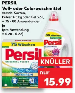 Kaufland PERSIL Voll- oder Colorwaschmittel Angebot
