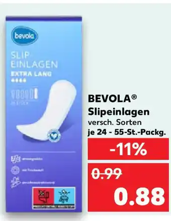 Kaufland BEVOLA Slipeinlagen Angebot