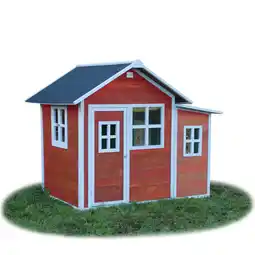 Netto Marken-Discount EXIT Loft 150 Holzspielhaus - rot Angebot