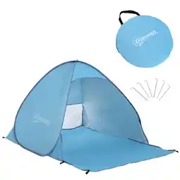 Netto Marken-Discount Outsunny Strandmuschel Polyester, Stahldraht Angebot