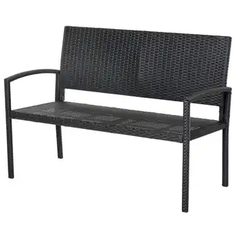 Netto Marken-Discount Outsunny Gartenbank PE Polyrattan, Stahl Angebot