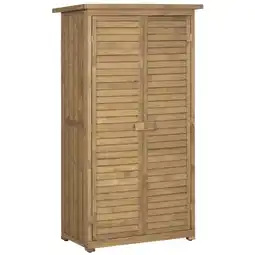 Netto Marken-Discount Outsunny Gartenschrank Holz Angebot