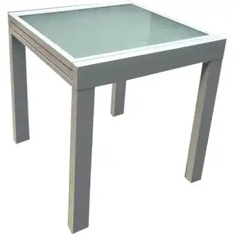 Netto Marken-Discount Garden Pleasure Ausziehtisch 65/130x65 Garten Terrasse Alu Glas Tisch Esstisch Angebot