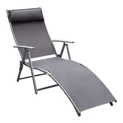 Netto Marken-Discount Outsunny Gartenliege Metall, Stoff Angebot