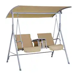 Netto Marken-Discount Outsunny Hollywoodschaukel Metall, Polyester, Oxford Angebot
