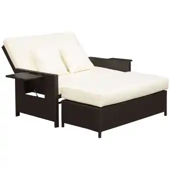 Netto Marken-Discount Outsunny Gartenmöbel-Sets PE Polyrattan, Metall Angebot