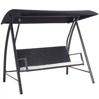 Netto Marken-Discount Outsunny Gartenschaukel Metall, PE Polyrattan Angebot