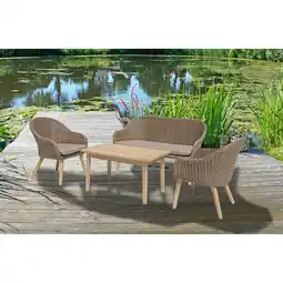 Netto Marken-Discount Lounge-Gruppe PUEBLO 4-tlg Angebot