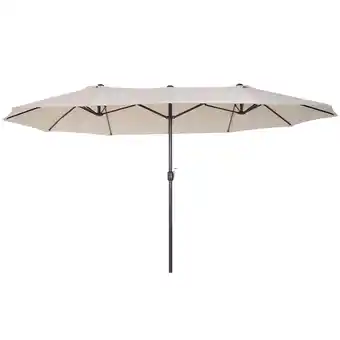 Netto Marken-Discount Outsunny Sonnenschirm Stahl, Polyester, ABS Angebot