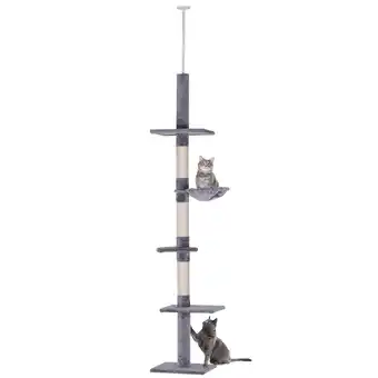 Netto Marken-Discount PawHut Kratzbaum Spanplatte, Kurzplüsch, Sisal Angebot