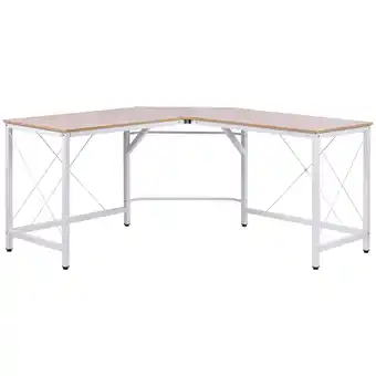 Netto Marken-Discount HOMCOM Eckschreibtisch MDF, Stahl Angebot