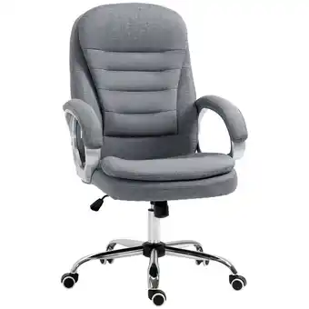 Netto Marken-Discount Vinsetto Bürostuhl Schaumstoff, leinenartiges Polyester, Kunststoff Angebot