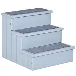 Netto Marken-Discount PawHut Haustiertreppe Tannenholz, Nadelfilz Angebot