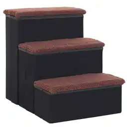 Netto Marken-Discount PawHut Haustiertreppe MDF, Wildleder, Vlies Angebot