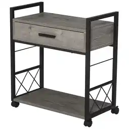 Netto Marken-Discount HOMCOM Beistelltisch Spanplatte, Stahl Angebot