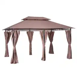Netto Marken-Discount Outsunny Pavillon Stahl, Polyester-Gewebe Angebot