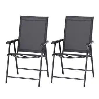 Netto Marken-Discount Outsunny Campingstuhl Metall, Texteline Angebot
