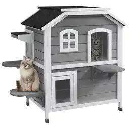 Netto Marken-Discount PawHut Katzenhaus Tannenholz Angebot