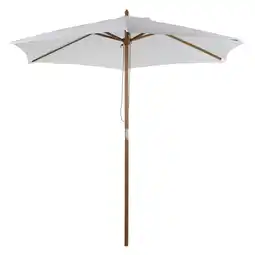 Netto Marken-Discount Outsunny Sonnenschirm Bambus, Tannenholz, Polyester Angebot