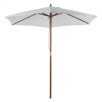 Netto Marken-Discount Outsunny Sonnenschirm Bambus, Tannenholz, Polyester Angebot