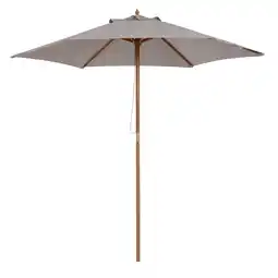 Netto Marken-Discount Outsunny Sonnenschirm Bambus, Polyester Angebot