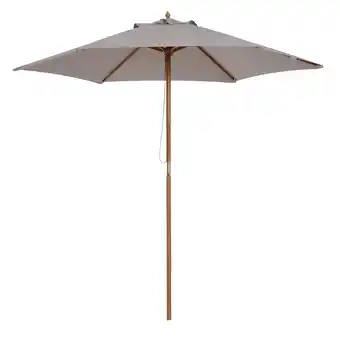 Netto Marken-Discount Outsunny Sonnenschirm Bambus, Polyester Angebot