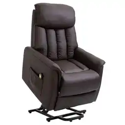 Netto Marken-Discount HOMCOM Elektrischer Aufstehsessel Kunstleder, Schaumstoff Angebot