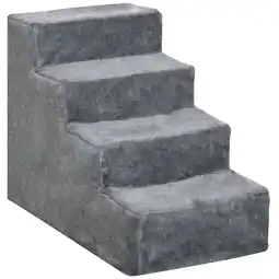 Netto Marken-Discount PawHut Haustiertreppe Spanplatte, Plüsch Angebot