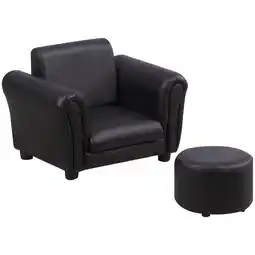 Netto Marken-Discount HOMCOM Kindersessel mit Hocker Holz, kunststoff, 25D Schaumstoff Kunststoff Angebot