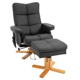 Netto Marken-Discount HOMCOM Massagestuhl Kunstleder, Schaumstoff, Holz Angebot