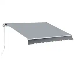 Netto Marken-Discount Outsunny Fenstermarkise Aluminium, Stahl, Polyester Angebot