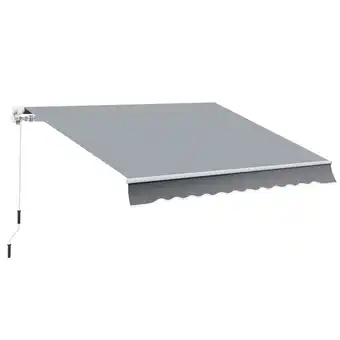 Netto Marken-Discount Outsunny Fenstermarkise Aluminium, Stahl, Polyester Angebot
