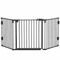 Netto Marken-Discount PawHut Hunde Absperrgitter Stahl, Kunststoff Angebot