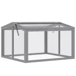 Netto Marken-Discount Outsunny Hochbeet Kieferholz, Polycarbonatplatten Angebot