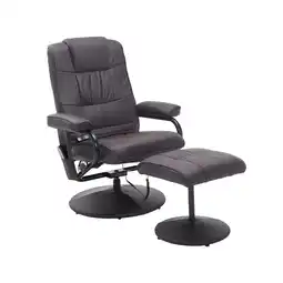 Netto Marken-Discount HOMCOM Massagesessel mit Hocker Kunstleder, Stahl Angebot