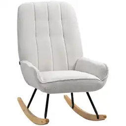 Netto Marken-Discount HOMCOM Schaukelstuhl Polyester, Gummiholz Angebot