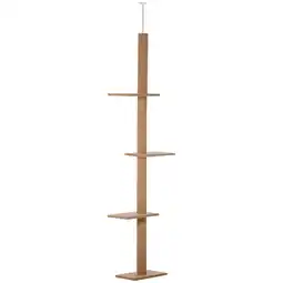 Netto Marken-Discount PawHut Kratzbaum Spanplatte, plüschartiges Polyster Angebot