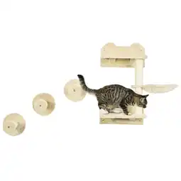 Netto Marken-Discount PawHut Kletterwand Spanplatte, Plüsch, Sisal Angebot