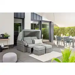 Netto Marken-Discount Home Deluxe Strandkorb HOLBY - mit Abdeckung Angebot