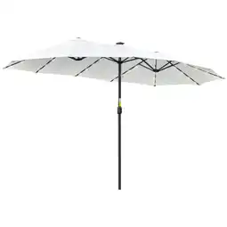 Netto Marken-Discount Outsunny Sonnenschirm Polyester-Gewebe, Metall Angebot