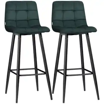 Netto Marken-Discount HOMCOM Barhocker-Set Polyester, Stahl Angebot