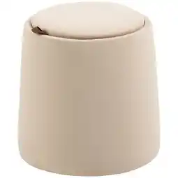 Netto Marken-Discount HOMCOM Aufbewahrungs-Ottomane Polyester, Kautschukholz Angebot