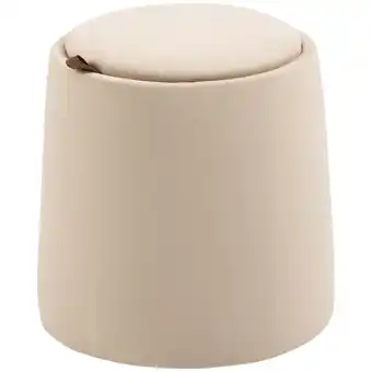 Netto Marken-Discount HOMCOM Aufbewahrungs-Ottomane Polyester, Kautschukholz Angebot