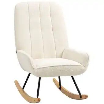 Netto Marken-Discount HOMCOM Schaukelstuhl Kautschukholz, Stahl Angebot