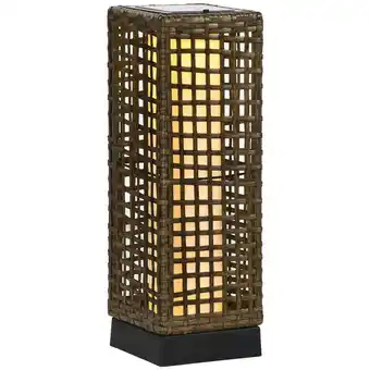 Netto Marken-Discount Outsunny Solarleuchte Stahl, PE Rattan Angebot