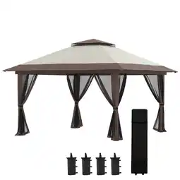 Netto Marken-Discount Outsunny Pavillon Polyester Angebot