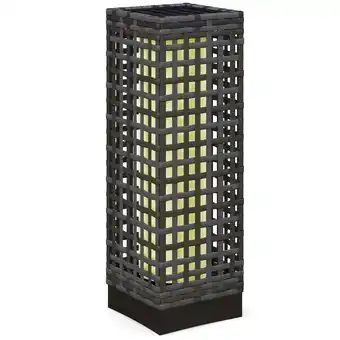 Netto Marken-Discount Outsunny Rattan Solarleuchte Stahl, PE Rattan Angebot