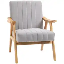 Netto Marken-Discount HOMCOM Ohrensessel Samt (100% Polyester), Schaumstoff, Gummiholz Angebot